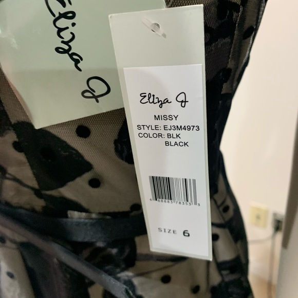 NWT Illusion  Eliza J Cocktail Dress - Picture 4 of 5